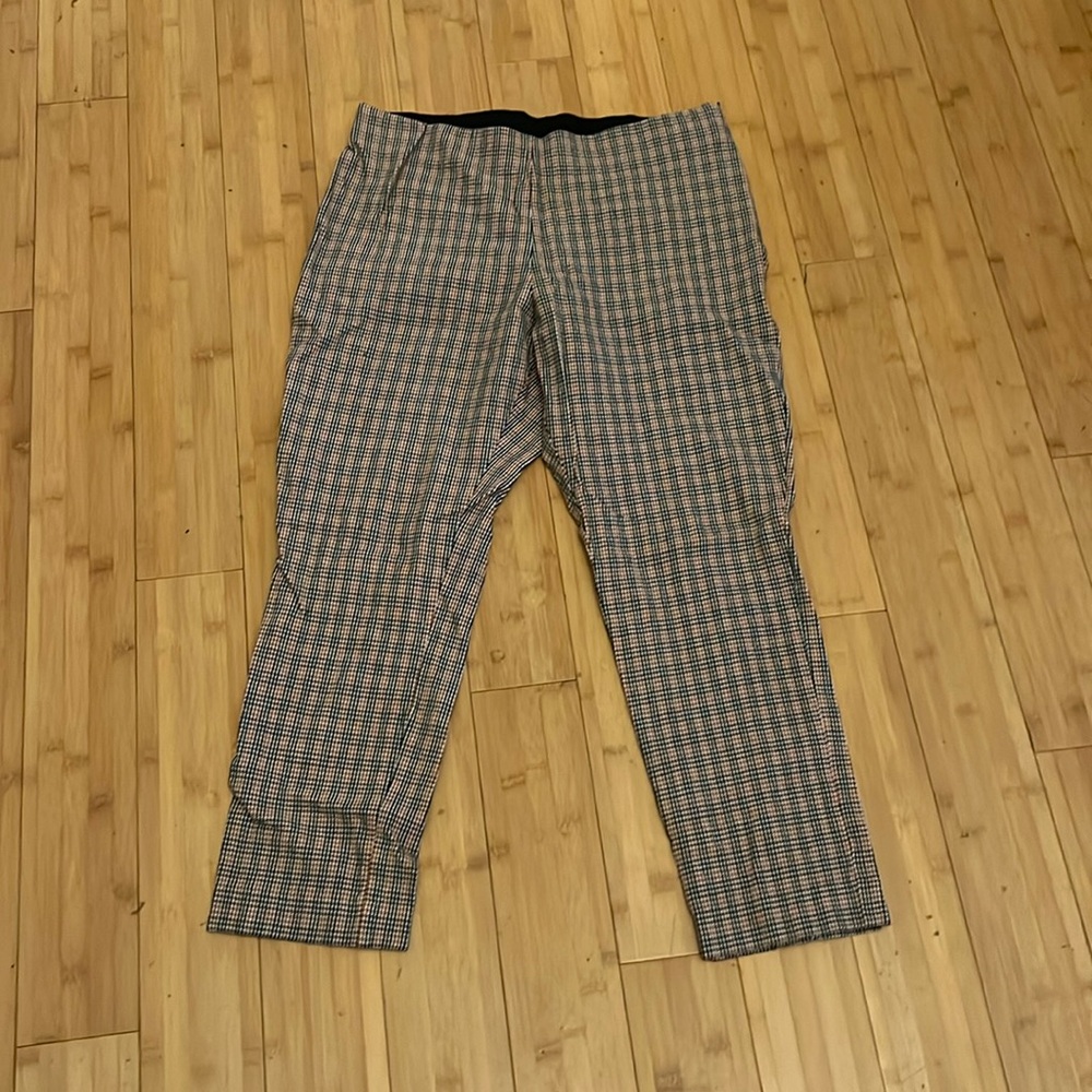 A new day plaid skinny pants